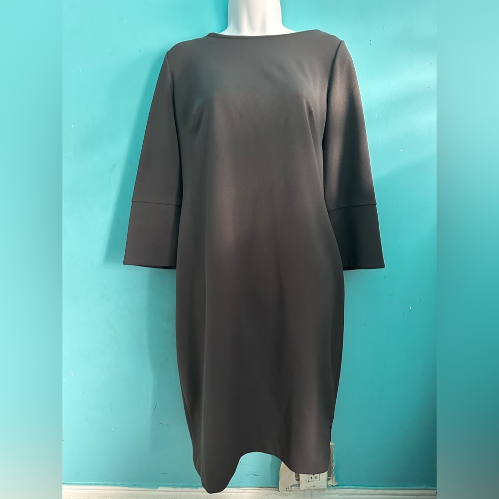 Dark gray king sleeve dress. Great for the office or semi formal event